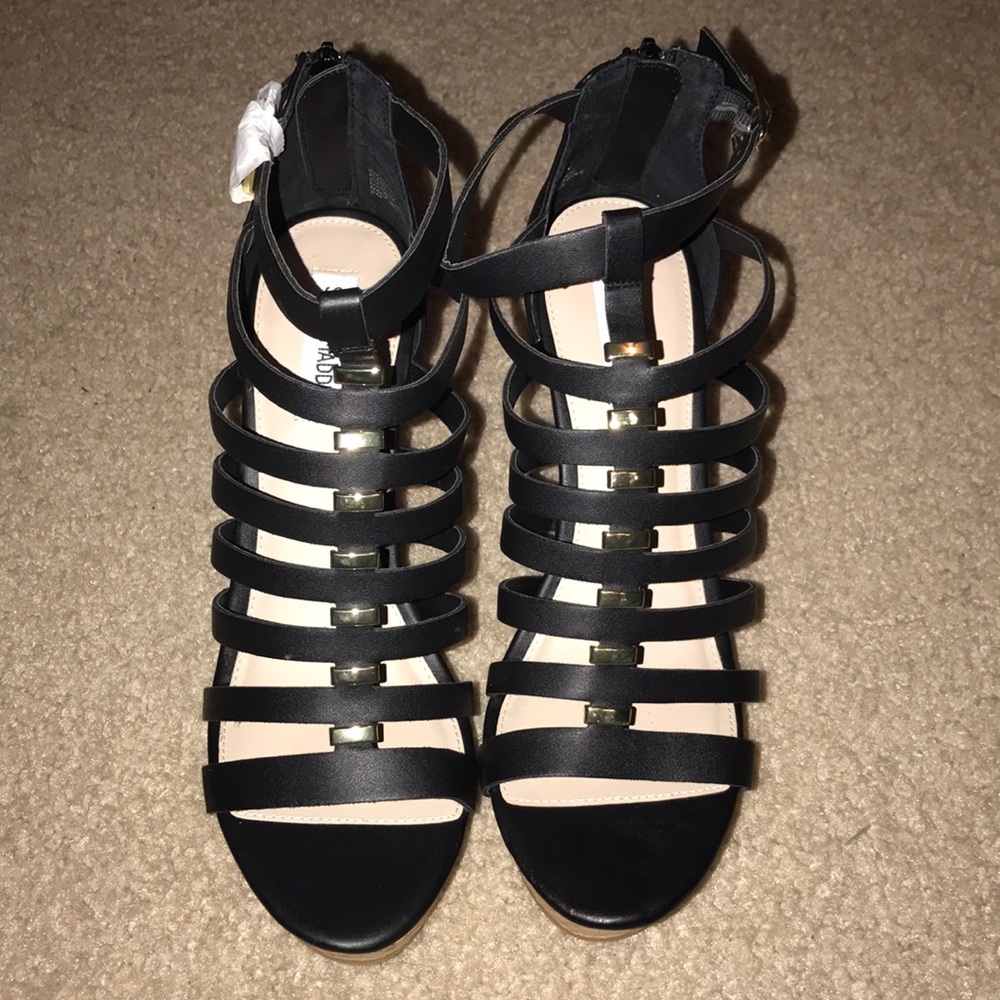Steve Madden Ember Wedges Size 10 M Color Black